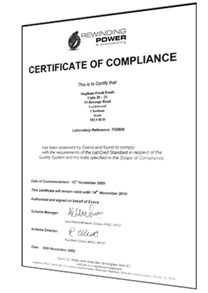 Electric Motor Rewinding